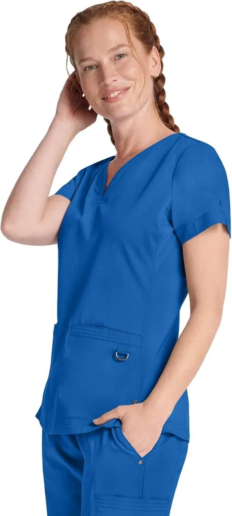 Healing-Hands-Purple-Label-Scrub-Tops-Women--2Way-Stretch-VNeck-Jean-Scrub-Tops-with-3-Pockets--HH600Royal-8584946-2710.webp