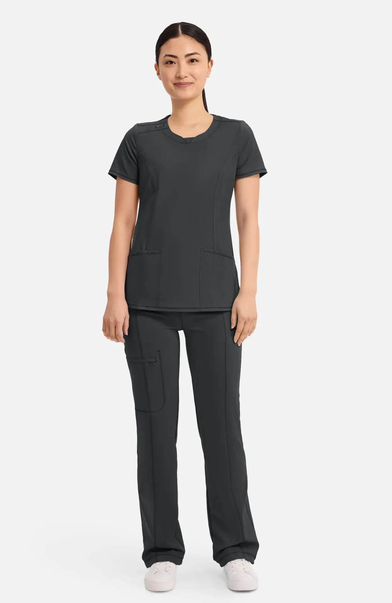 Short Sleev Round Neck