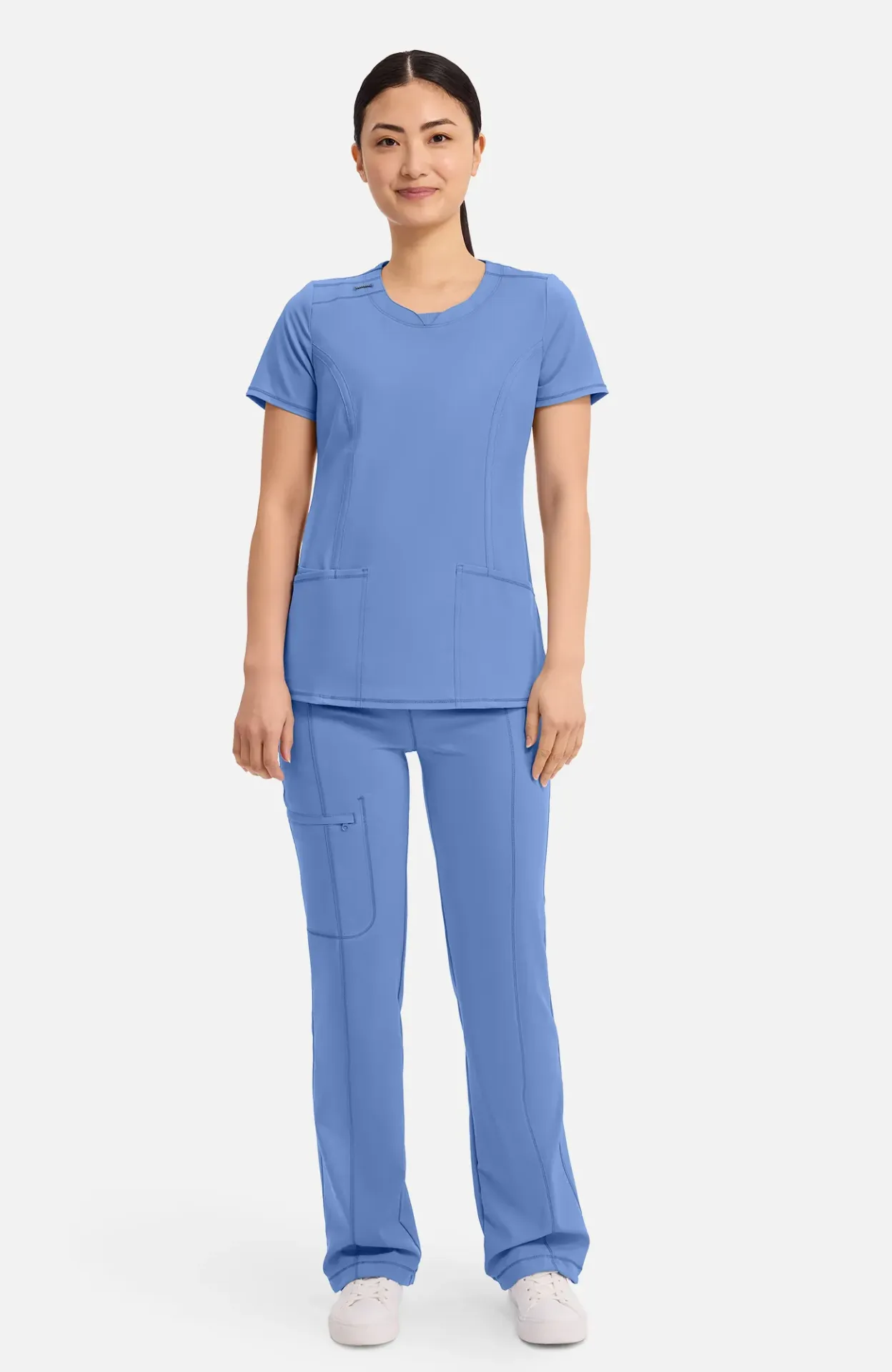 Short Sleev Round Neck