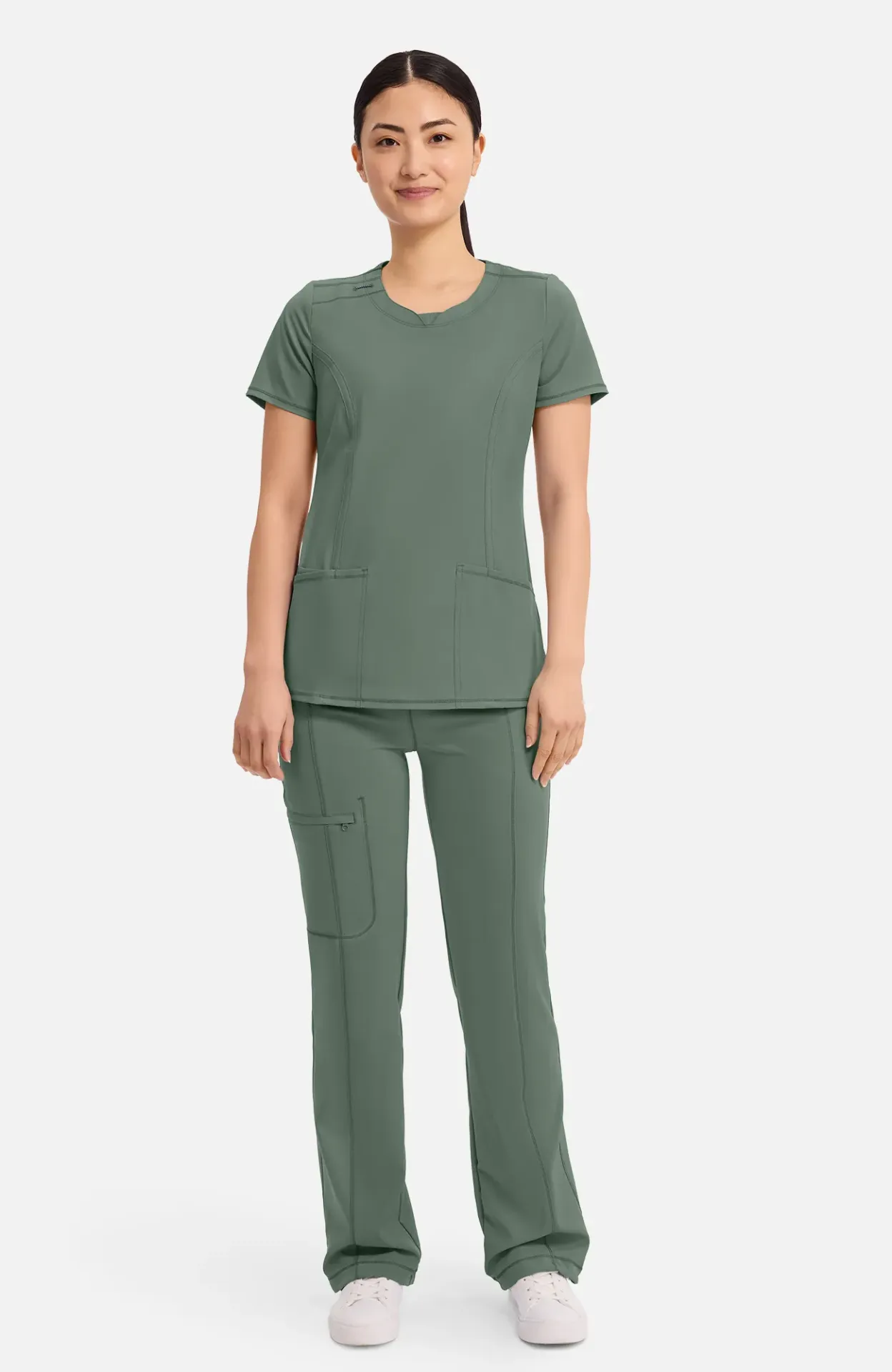Short Sleev Round Neck