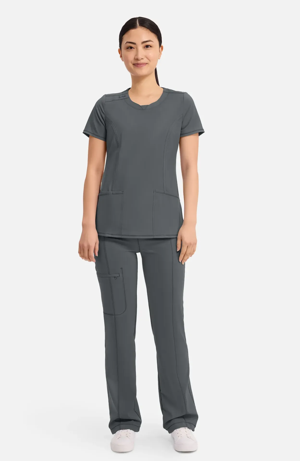 Short Sleev Round Neck