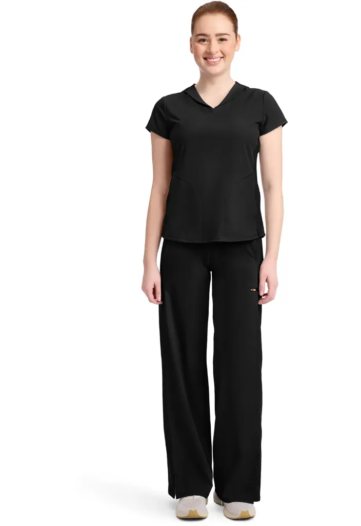 Infinity Women's Scrub Mock-Wrap V-Neck