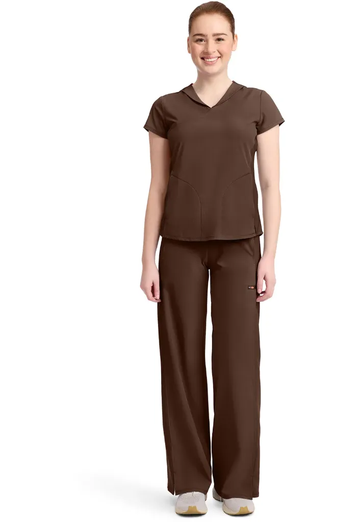 Infinity Women's Scrub Mock-Wrap V-Neck