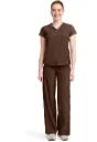 Infinity Women's Scrub Mock-Wrap V-Neck