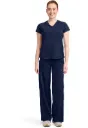 Infinity Women's Scrub Mock-Wrap V-Neck