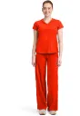 Infinity Women's Scrub Mock-Wrap V-Neck