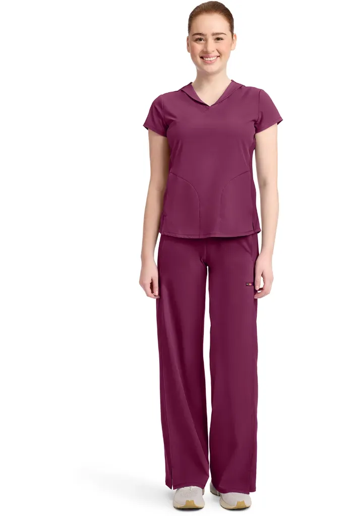 Infinity Women's Scrub Mock-Wrap V-Neck