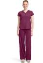 Infinity Women's Scrub Mock-Wrap V-Neck