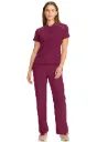 Infinity Women's Tuck-in Mock Neck Henley