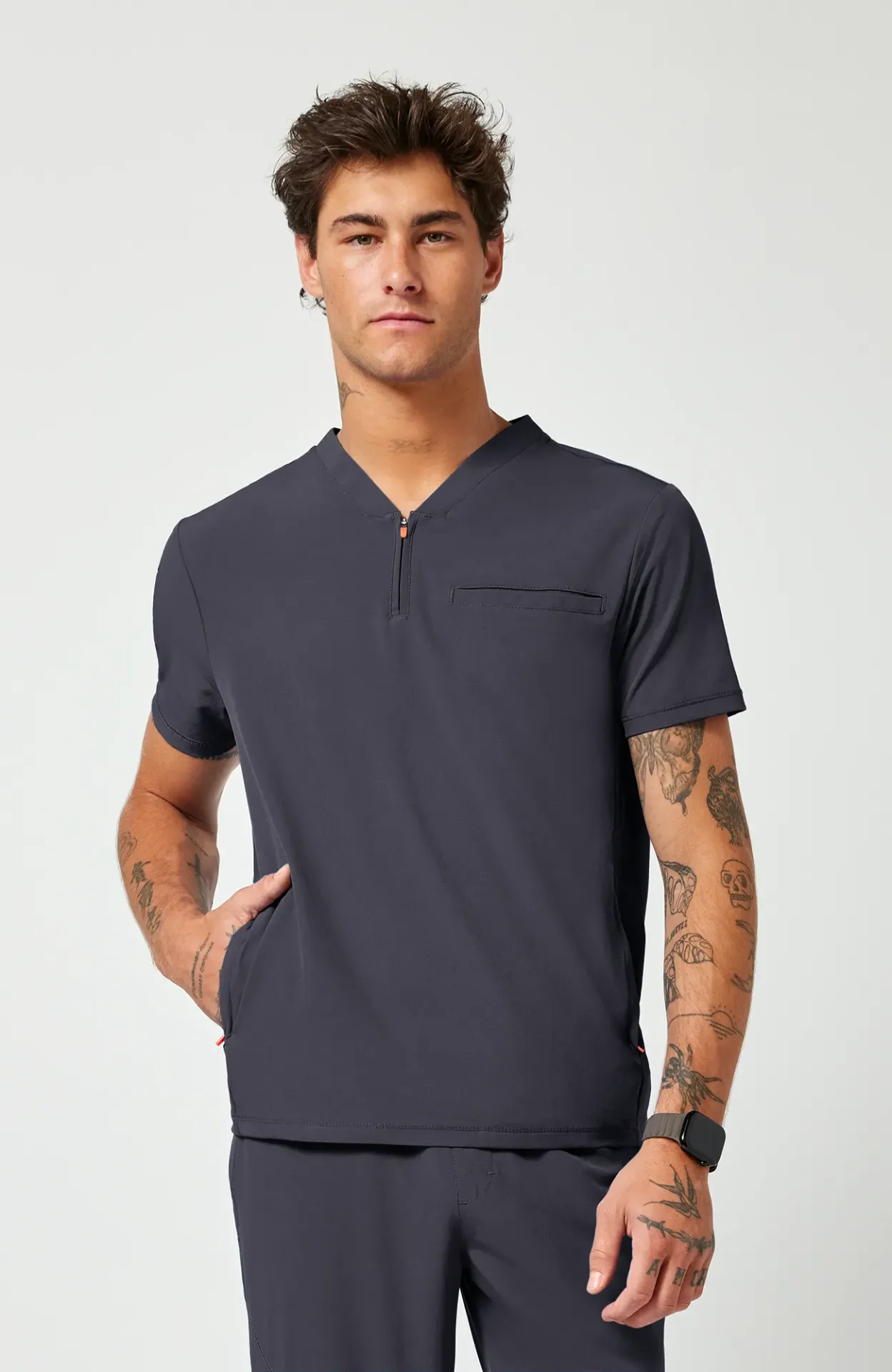 Infinity GNR8 Partial Zip V-Neck