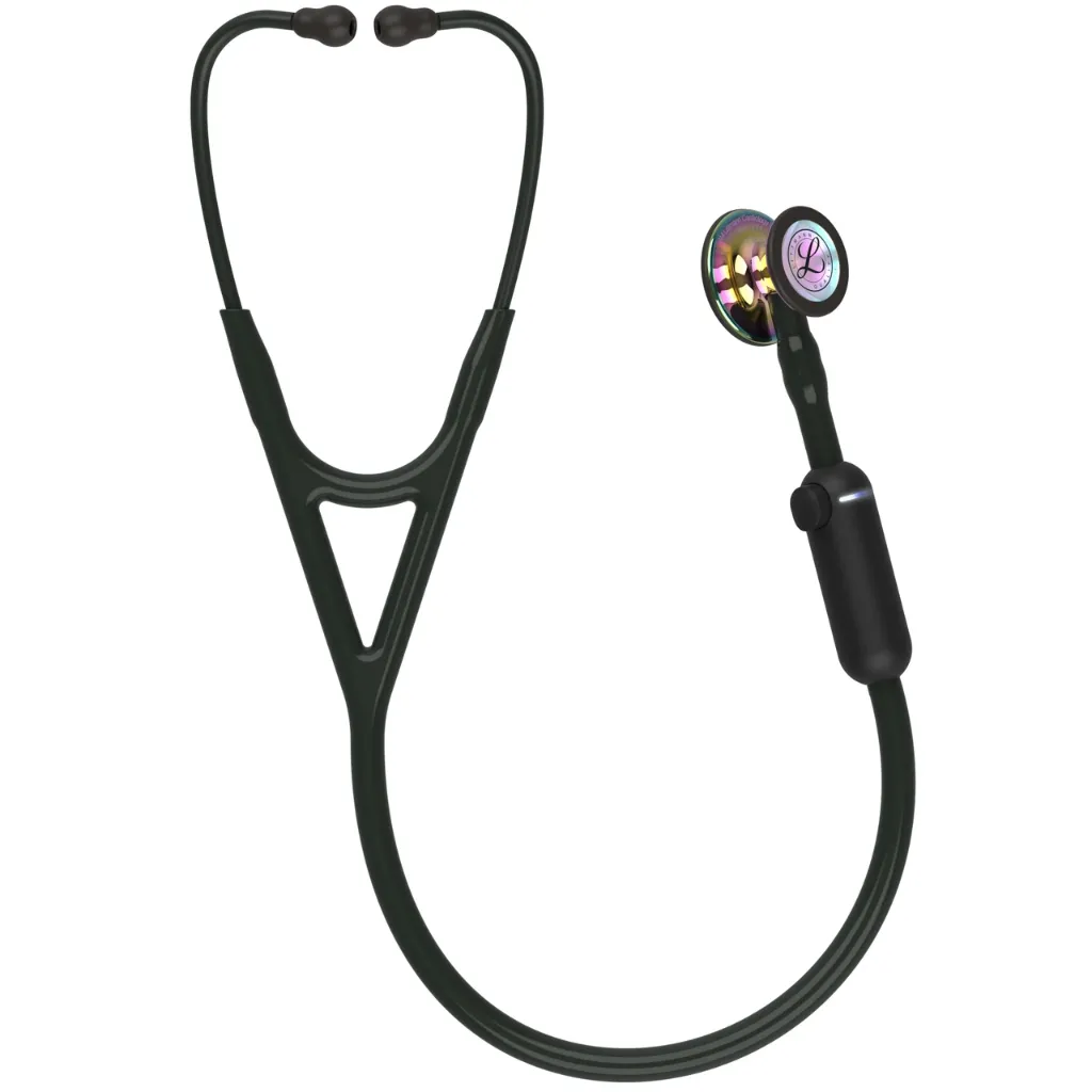 Littmann CORE Digital Stethoscope (Full Black-Rainbow 8570)