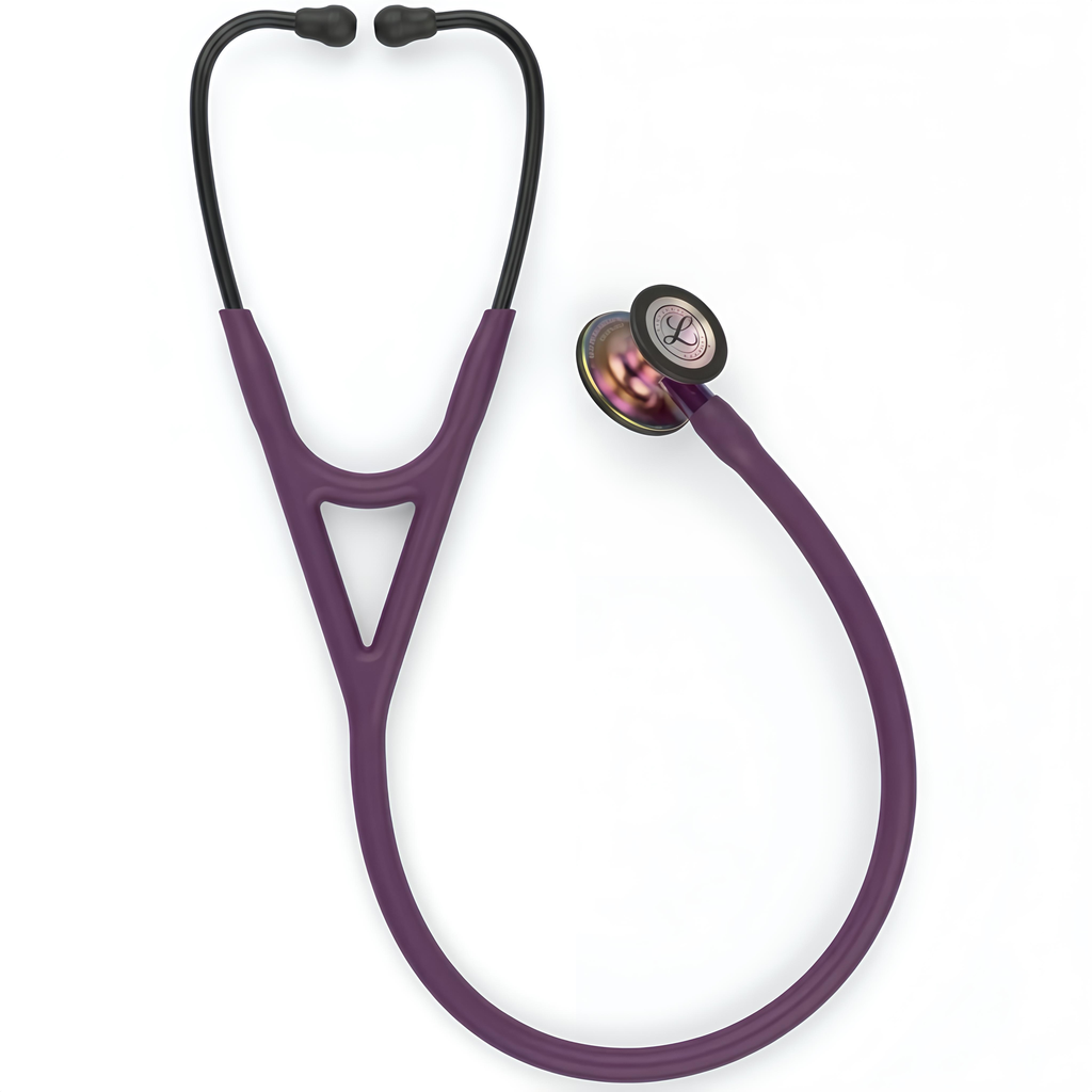 Littmann Cardiology IV (Rainbow-Finish Chestpiece Plum Tube)