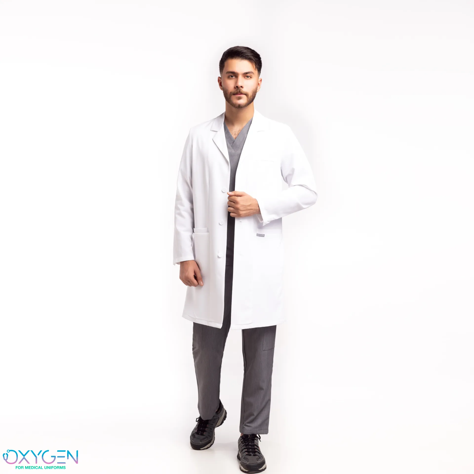 Oxygen Men labcoat